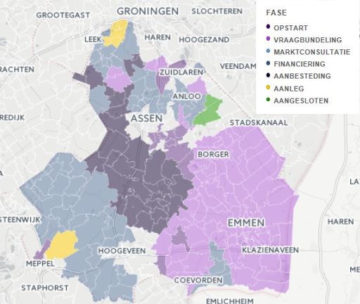 Drenthe sluit aan glas Altena